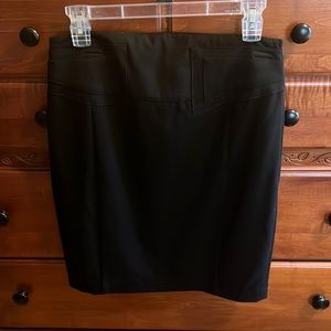 Black pencil skirt